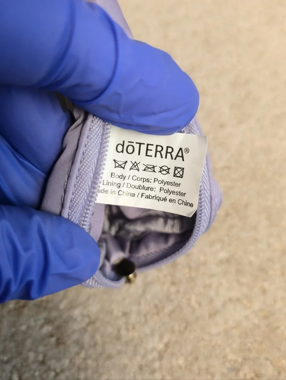 doTerra Purple Essential Oil KeyChain Pouch Case for  Vials 5/8 Dram 2ml Travel
